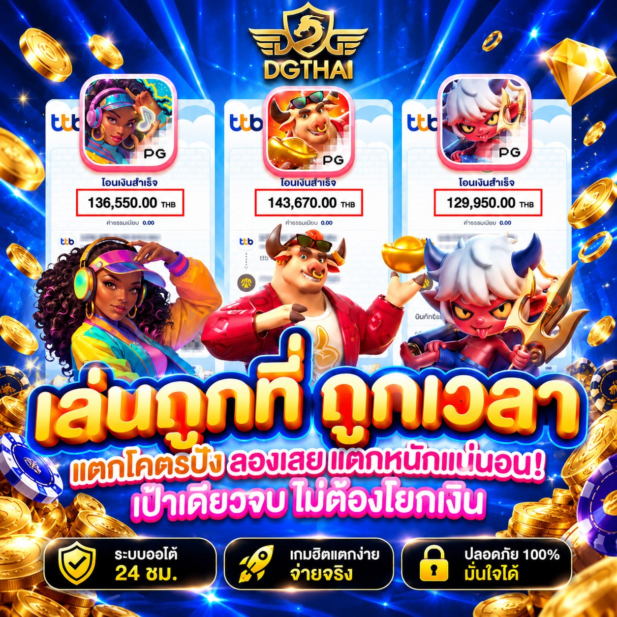 เล่นถูกที่ ถูกเวลา แตกโควตปัง เป้าเดียวจบ ไม่ต้องโยกเงิน